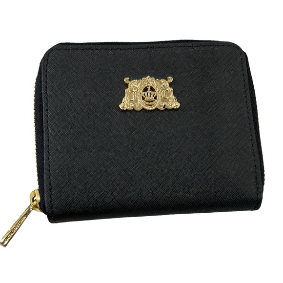 Juicy Couture Black Small Zip Around Wallet - Picture 1 of 12